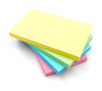Bloc-notes Adhésif Amovible Pastel 76 x 76mm | 4 Blocs, 100 Feuilles | Bleu, Rose, Vert, Jaune - Notes Rectangulaires pour Bureau, Maison, École | Chaque Bloc Contient 100 Feuilles, 1 Paquet