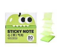 Bloc-notes adhésif avec feuilles détachables, Peace | 80 notes adhésives 76 X 76 mm pour rappels de bureau et organisation quotidienne