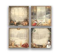 Bloc-notes adhésif de noël polyvalent, pour décorations de planificateur, blocs-notes colorés