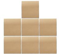 Bloc-Notes Adhésif En Cuir De Vache De Qualité Supérieure - Écologique, Adhésif Puissant, Ligné, 7,5 X 7,5 Cm, Idéal Pour La Maison, Le Bureau Et L'école