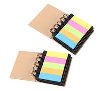 Bloc-notes adhésif multifonction couleur fluorescente pour journal, planificateur, école, bureau, organisation, bloc-notes historiques