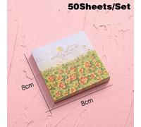 Bloc-Notes Adhésif Paysage Peinture À L'huile, 50 Feuilles, Nouveau Bloc-Notes Paysage, Carnet De Notes Pour Message Étudiant, Carnet De Notes, Fourniture De Papeterie Scolaire Et De Bureau