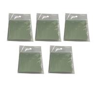 Bloc-notes adhésif transparent, 5 pièces, bloc-notes imperméable couleur macaron, bloc-notes adhésif pour employés de bureau