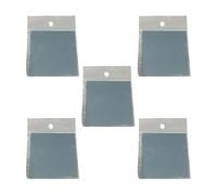 Bloc-notes adhésif transparent, 5 pièces, bloc-notes imperméable couleur macaron, bloc-notes adhésif pour employés de bureau