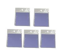 Bloc-notes adhésif transparent, 5 pièces, bloc-notes imperméable couleur macaron, bloc-notes adhésif pour employés de bureau