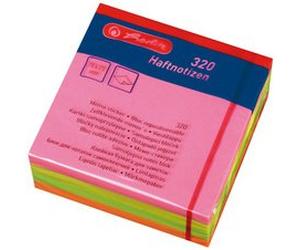 Bloc-notes adhésifs, 75 x 75 mm, couleurs fluo