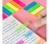 Bloc-notes adhésifs multicolores 100/200/500 feuilles, marque-pages index auto-adhésifs, blocs-notes mémo, fournitures scolaires pour la rentrée 100 feuilles,200 feuilles,500 feuillesPolychlorures de 