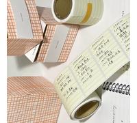 Bloc-notes adhésives extractibles pour écrire 100 feuilles de papier de notes, bloc-notes pour journal intime, planificateur, livre, réfrigérateur, calendrier, notes adhésives pour écrire