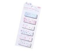 Bloc-notes adhésives simples en forme d'étoile, étiquettes autocollantes, onglets esthétiques, autocollants pratiques pour mémos de bureau, jolis onglets de notes, étiquettes étoiles faciles à écrire