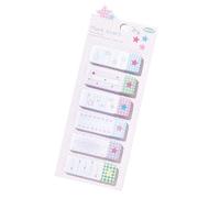 Bloc-notes adhésives simples en forme d'étoile, étiquettes autocollantes, onglets esthétiques, autocollants pratiques pour mémos de bureau, jolis onglets de notes, étiquettes étoiles faciles à écrire