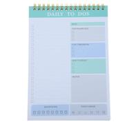 Bloc-notes Agenda Quotidien Détachable en Papier, Liste de Tâches | Format Léger à Double Spirale, Suivi des Priorités, Organisation Domestique, Aide-mémoire Pratique pour Étudiants