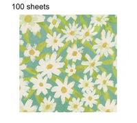 Bloc-Notes Amusant Écrit À La Main, 100 Feuilles, 4 Couleurs, Papier Mémo, Carte De Notes Planificateur Avec Des Fleurs Fraîches Pour Le Bureau