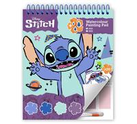 Bloc-notes aquarelle Cyp Brands Disney Stitch Bleu 17x1x20 cm