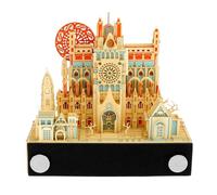 Bloc-notes artistiques, bloc-notes 3D, bloc-notes 3D à détacher, bloc-notes 3D à détacher, bloc mémo artistique unique en papier architectural, notes non collantes, bloc-notes créatif 3D, cadeaux