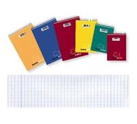 Bloc-Notes - Assortis - 1/16 - 80 Feuilles - Format Paysage - 4 Mm