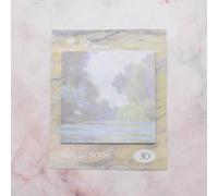 Bloc-Notes Auto-Adhésif Paysage Abstrait Créatif, Signet De Style Scape, Fourniture De Papeterie Scolaire Et De Bureau, 2 Pièces