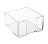 Bloc-notes autocollant, avec grandes feuilles, dans un étui en plastique de qualité supérieure, plusieurs options de couleurs pour une organisation productive du bureau, boîte de rangement