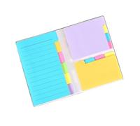 Bloc-notes Autocollant Coloré en Papier, Indexation sans Trace pour Bureau | Marquage Facile des Pages, Tri par Couleurs, pour Planning de Projet, Révision et Postes de Travail