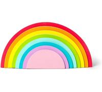 Bloc-Notes Autocollant, Rainbow Thoughts, Bloc-Notes Autocollant En Forme D'arc-En-Ciel, 12 X 6 Cm, 152 Feuilles Adhésives Amovibles Et Repositionnables En 8 Couleurs Différentes