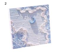 Bloc-Notes Autocollants Paysage Naturel, Étiquette Autocollante, Papeterie, Planificateur, Fournitures Scolaires Et De Bureau