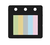 Bloc-notes avec notes autocollantes Note sur le mémo Étiquette de couleurs lumineuses au néon Drapeaux mini-papiers pour les étudiants Bureau Petit format de poche Pack Durable et pratiqueSpécialité d