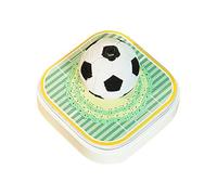 Bloc-notes calendrier 3D 2026 en forme de ballon de football avec éclairage LED, bloc-notes à déchirer | Pour décoration de bureau, Noël, pendaison de crémaillère