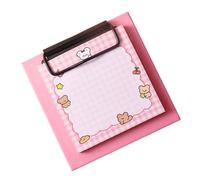 Bloc-notes coloré avec porte-bloc de 30 feuilles de 7,6 x 7,6 cm - Petit bloc-notes de poche pour étude, travail, planification quotidienne