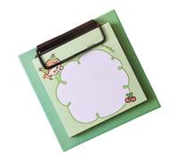 Bloc-notes coloré avec porte-bloc de 30 feuilles de 7,6 x 7,6 cm - Petit bloc-notes de poche pour étude, travail, planification quotidienne