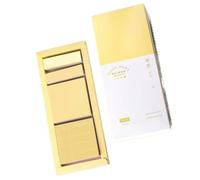 Bloc-notes coloré en vrac - Fournitures de carnet d'étude - Feuilles résistantes aux déchirures - Organiseur de bureau recyclé - Onglets d'indexation - Bâton dégradé