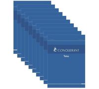Bloc-notes - CONQUERANT - A5 - 14,8 x 21 cm - 60g - 100 feuilles quadrillées 5x5