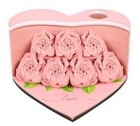 Bloc-notes créatif, 156 feuilles, bloc-notes non collant, bloc-notes en papier, bloc-notes en forme de fleur, bloc-notes en forme de fleur, bloc-notes en forme d'amour, art de la sculpture sur papier