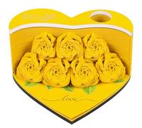 Bloc-notes créatif, 156 feuilles, bloc-notes non collant, bloc-notes en papier, bloc-notes en forme de fleur, bloc-notes en forme de fleur, bloc-notes en forme d'amour, art de la sculpture sur papier