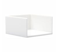 Bloc-notes cube pour prendre des messages téléphoniques, écrire des listes de courses, dates d'événements à venir, maison, bureau, école (blanc)