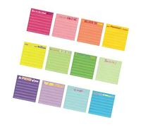Bloc-notes de forme carrée, 360 feuilles, couleurs assorties, rappel de notes adhésives sur le planificateur, Journal, réfrigérateur, fournitures scolaires, organiser un enregistrement collant
