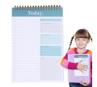 Bloc-notes de liste de choses à faire, bloc-notes de planification quotidienne, 52 feuilles pour faire une liste quotidienne, planificateur de liste de tâches portable, organiseur de cahier