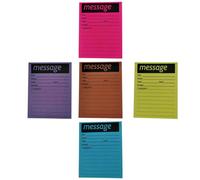 Bloc-notes de Messages Portable Multifonction en Papier pour Notes Rapides | Autocollants Mémo à Usage Quotidien, sans Résidu, pour t Bureau, Murs et Portes