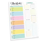 Bloc-notes de planification des repas - 52 feuilles faciles d tacher Planificateur de repas hebdomadaire et