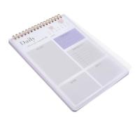 Bloc-notes de Planification Papier pour Gestion Quotidienne des Priorités | Mise en Page Compartimentée, Suivi des Tâches et Idées, Format Portable pour Étudiants et Parents Instruisant à Domicile