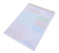Bloc-notes de Planification Quotidien sans Date Rose Papier