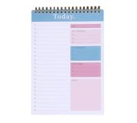 Bloc-notes de planification quotidienne 52 feuilles