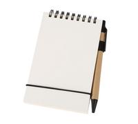 Bloc-notes de poche 50 feuilles avec fermeture élastique non lignée - Petit bloc-notes à double spirale pour croquis, prise de notes, carnet d'étudiant portable