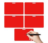 Bloc-notes de poche pour badge - Matériau PP comme illustré 5 cahiers en rouleau effaçables | Bloc-notes léger réutilisable pour carte d'identité et alcool | Parfait pour les tâches de bureau des infi