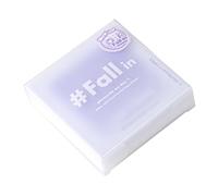 Bloc-notes de poche translucide 7 x 7 cm - Papier adhésif pour écrire, journal, fournitures scolaires et de bureau - Note adhésive translucide pour journal