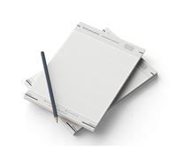 Bloc-notes de qualité supérieure - Format A4 - Personnalisé - Ligné / quadrillé / vierge / grille à points - Papier de qualité supérieure - Pour école, étude, entreprise, avec adresse (Softy Line)