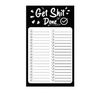 Bloc-Notes De Réfrigérateur Avec Aimant, 50 Feuilles, Planificateur Quotidien, Gestion De La Liste De Choses À Faire