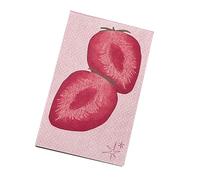 Bloc-notes de style coréen - Bloc-notes simples - Bloc-notes simples à la fraise - Accessoires scolaires et de bureau - Belle écriture simple fraise - Mémo collant pour bureau