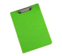 Bloc-notes d'écriture A4, 3 pièces, presse-papiers avec Clip à profil bas, dossier de documents, organisateur papier, tablette translucide pour Documents,Dessins(Green)