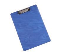 Bloc-notes d'écriture A4, 3 pièces, presse-papiers avec Clip à profil bas, dossier de documents, organisateur papier, tablette translucide pour Documents,Dessins(Blue)