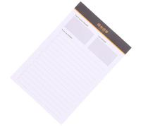 Bloc-notes Détachable pour Agenda, Planification Quotidienne, 80 Feuilles | Papier, Sections de Priorisation, pour Rappels et Emplois du Temps, Usage Maison, Projet