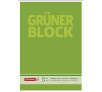 Bloc-notes DIN A4 vert non ligné